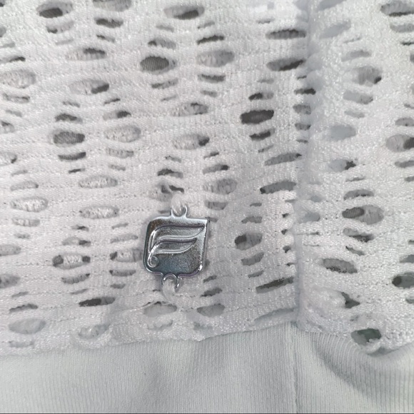 Fabletics Cindy White Mesh Long Sleeve - Med - Picture 7 of 12